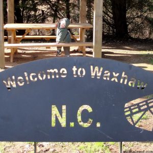 Waxhall North Carolina Welcome Sign